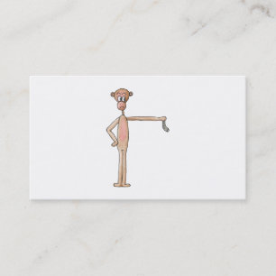 Monkey with a Sock. Business Card