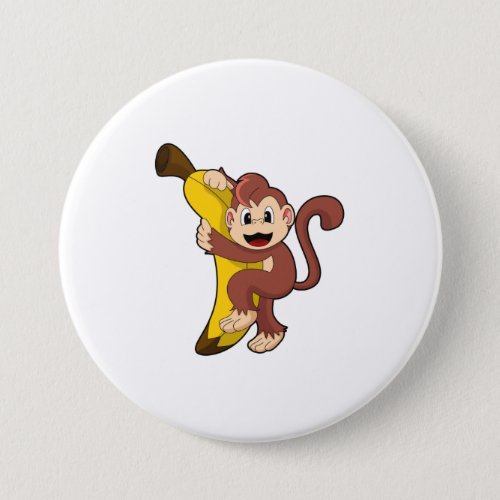 Monkey with Banana 1PNG Button