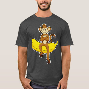 Monkey with Banana 4 T-Shirt