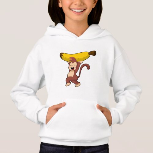 Monkey with Banana Hoodie