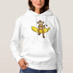 Monkey with Banana Hoodie