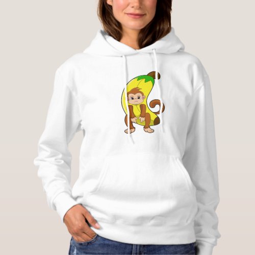 Monkey with Banana Hoodie