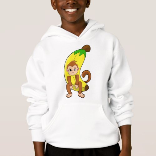 Monkey with Banana Hoodie
