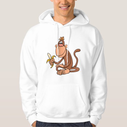 Monkey With Banana Hoodie