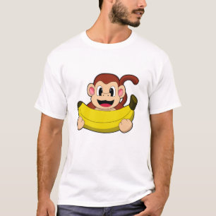 Monkey with Banana T-Shirt