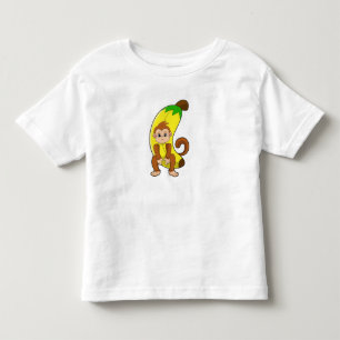 Monkey with Banana Toddler T-shirt