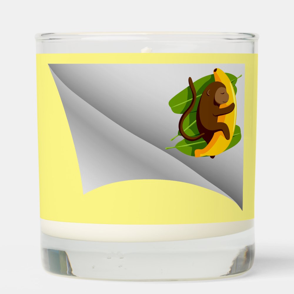 Disover Monkey With Banana Under The Patch Scented Candle