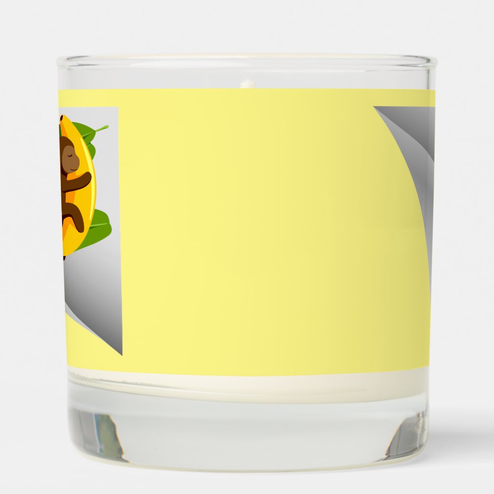Disover Monkey With Banana Under The Patch Scented Candle