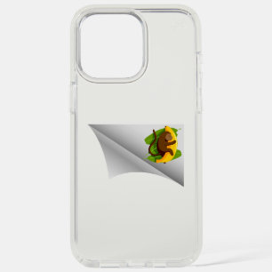 monkey with banana under the patch iPhone 15 pro max case