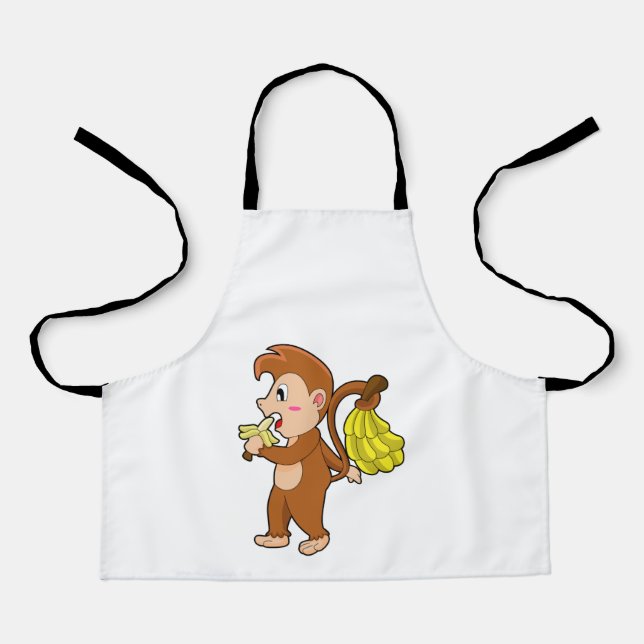 Monkey with Bananas Apron (Front)