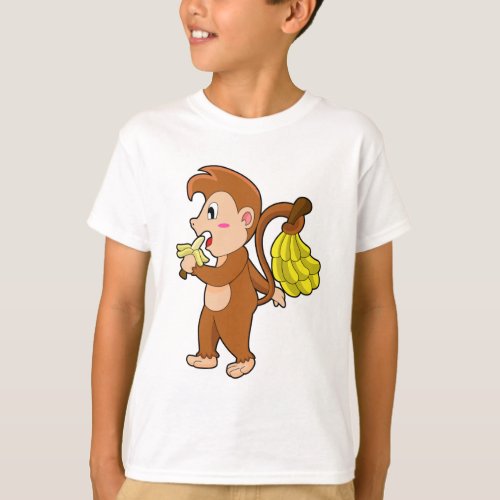 Monkey with Bananas T_Shirt