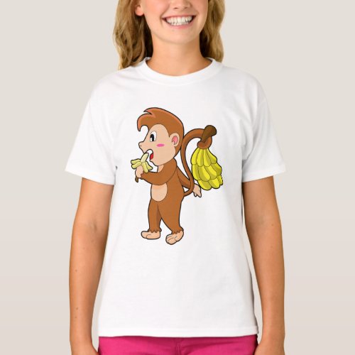 Monkey with Bananas T_Shirt