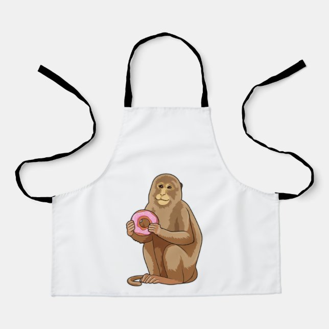 Monkey with Donut Apron (Front)