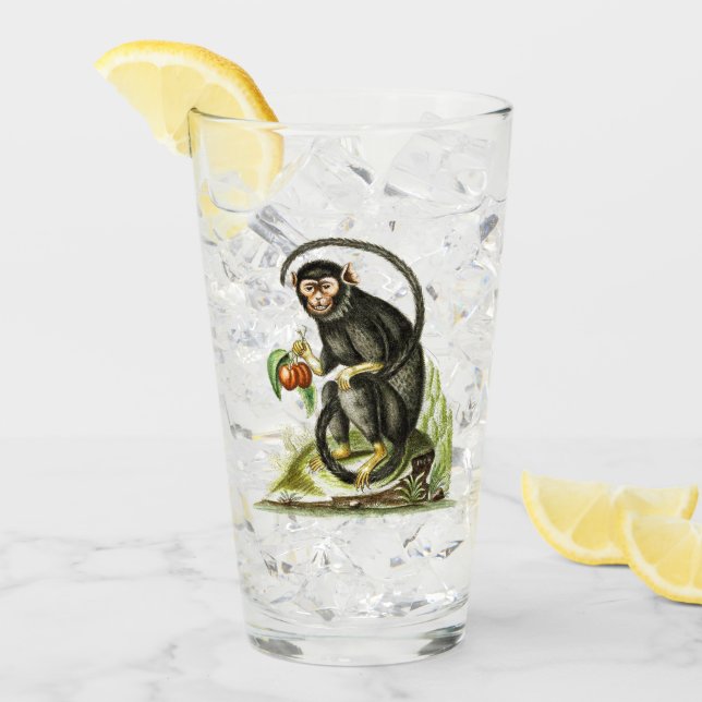 Monkey with Fruit Glass (Front Ice)