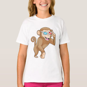 Monkey with Glasses T-Shirt