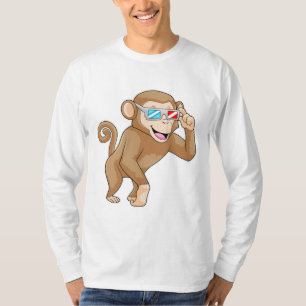 Monkey with Glasses T-Shirt