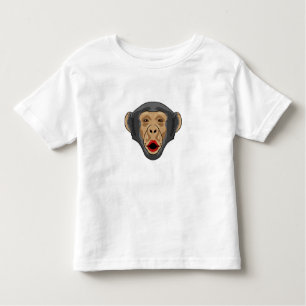 Monkey with Kiss mouth Toddler T-shirt