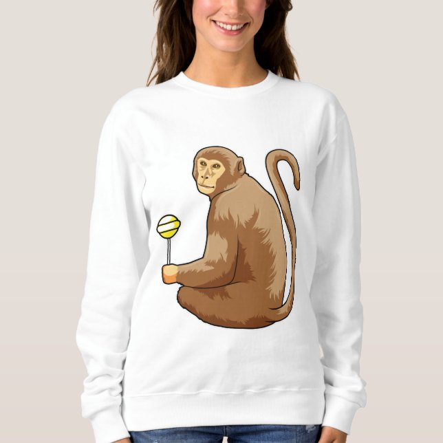 Monkey with Lollipop Sweatshirt (Front)