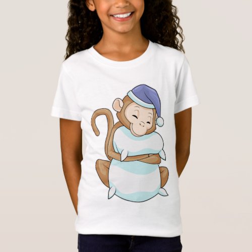 Monkey with Pillow  Sleepyhead T_Shirt