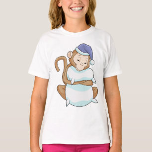 Monkey with Pillow & Sleepyhead T-Shirt