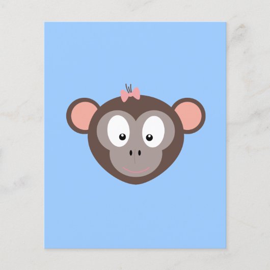 Monkey with pink ribbon (Front)