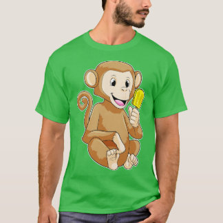 Monkey with Popsicle T-Shirt