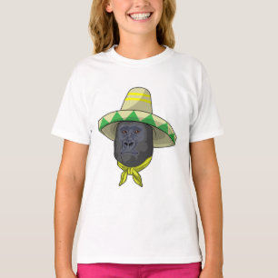 Monkey with Straw hat T-Shirt