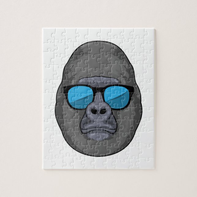 Monkey with Sunglasses Jigsaw Puzzle (Vertical)