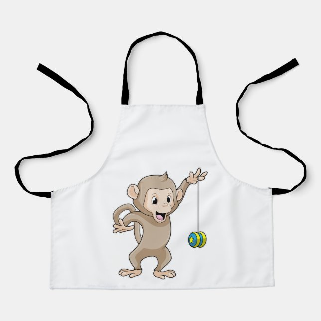 Monkey with Yo-yo Apron (Front)