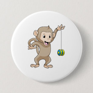 Monkey with Yo-yo Button