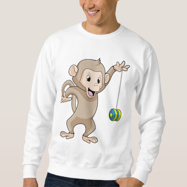 Monkey with Yo-yo Sweatshirt (Front)