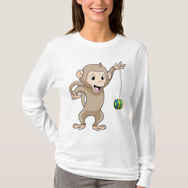 Monkey with Yo-yo T-Shirt (Front)