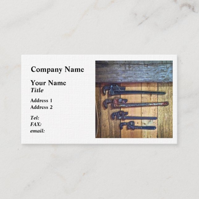 Monkey Wrenches Business Card (Front)