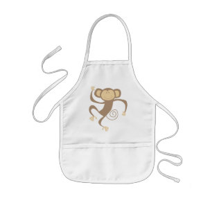 Monkeying Around Kids Apron