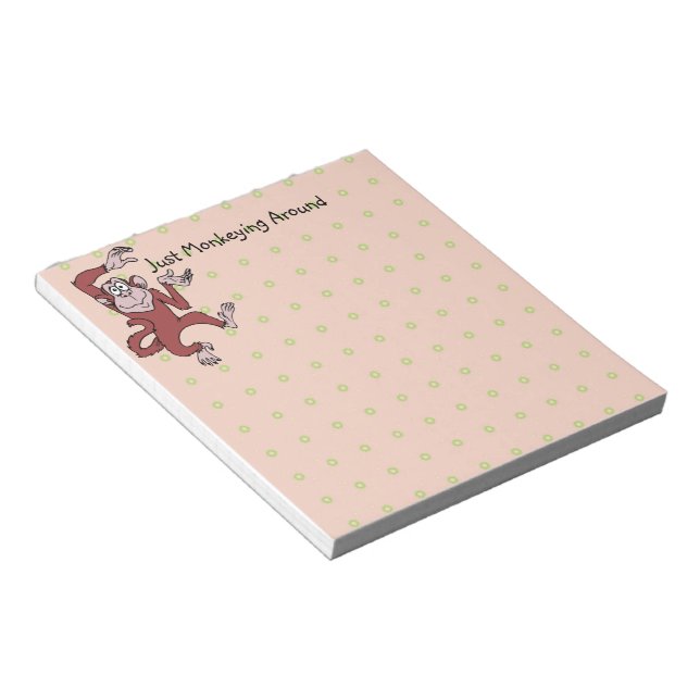 Monkeying Around Notepad (Angled)