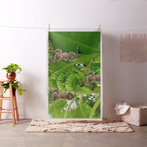 Monkeys Banana Tree Fabric