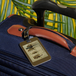Monkeys Business Birthday From Group Personalized Luggage Tag