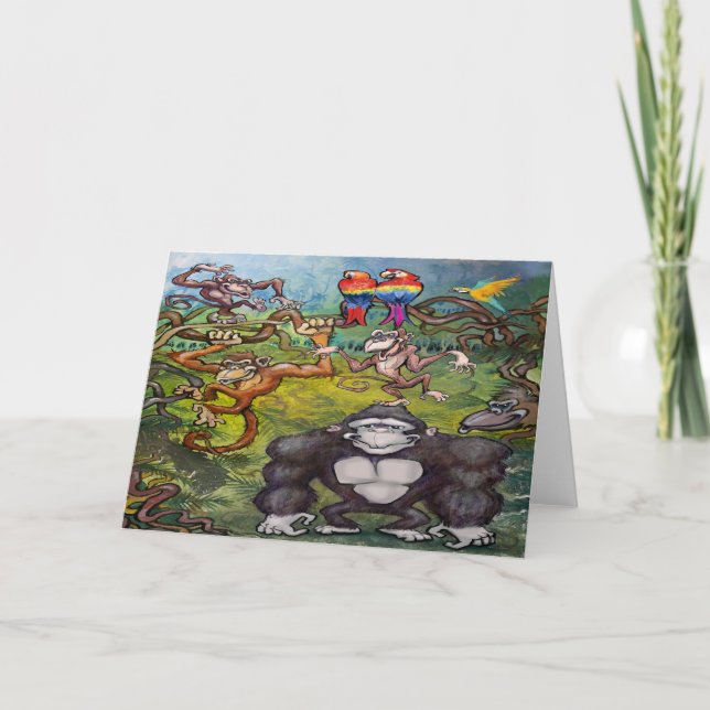 Monkeys Card (Front)