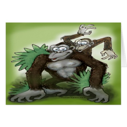Monkeys Cards (Front Horizontal)
