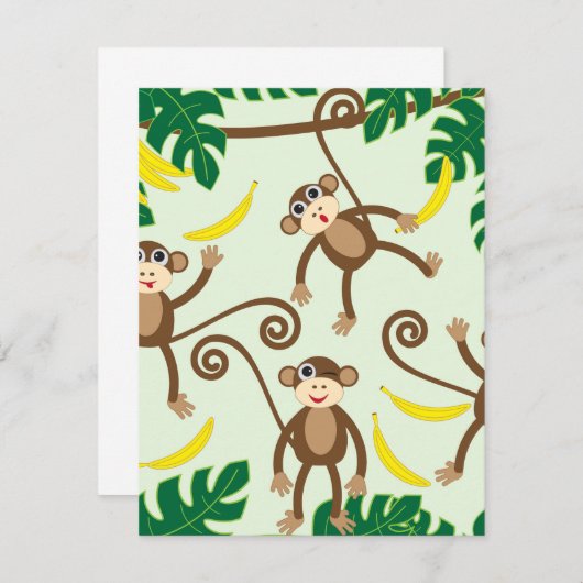 Monkeys Hanging Out (Front/Back)