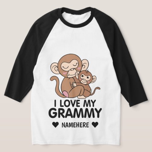 MONKEYS I love my Grammy T_Shirt