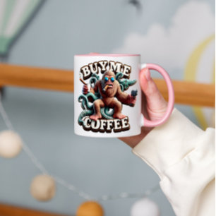Monkeys Java Robbery Buy Me A Coffee Mug