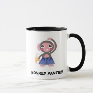 monkeys, MONKEY PANTS!!! Mug