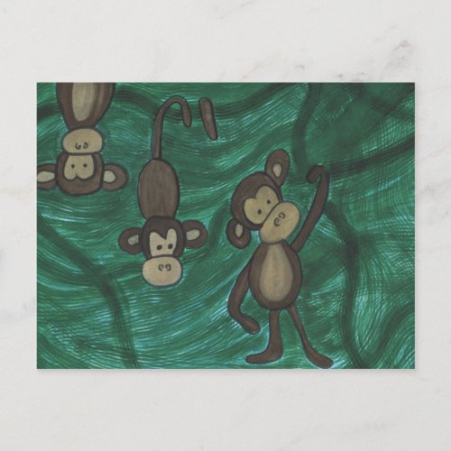 Monkeys Postcards