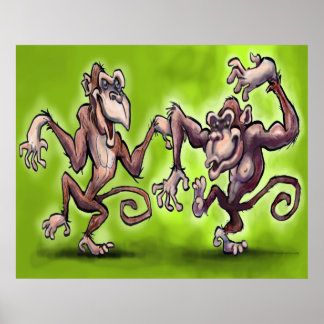 Monkeys Poster