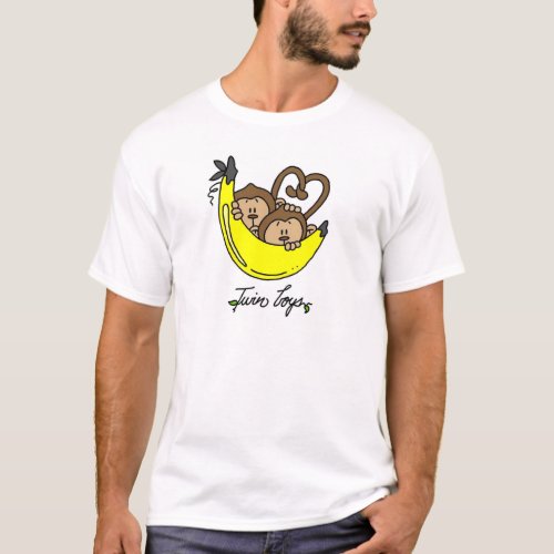 Monkeys Twin Boys Tshirts and Gifts