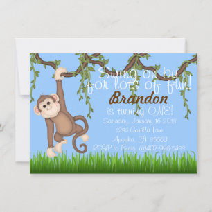 Monking Around Invitation