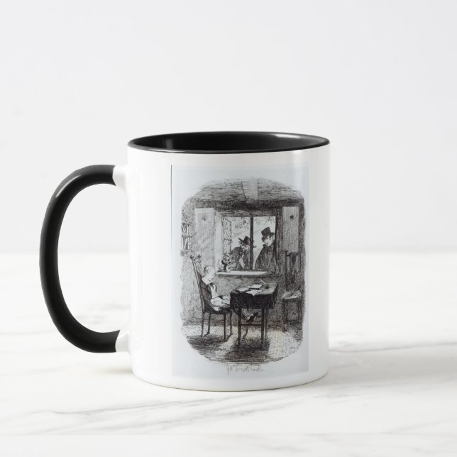 Monks and the Jew Discover Oliver Mug (Left)