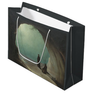 Monks in a Grotto (by Carl Blechen) Large Gift Bag