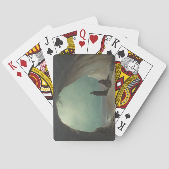 Monks in a Grotto (by Carl Blechen) Poker Cards (Back)